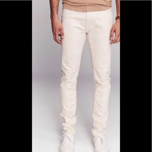 Abercrombie & Fitch Cream Skinny Jeans